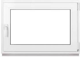 Framex Finestra in Plastica Bianca Larghezza x Altezza 120 x 80 cm (1200 x 800 mm) Triplo Vetri (32 mm), Anta-Ribalta, Girevole DIN Destra – Premium