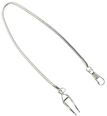 VERDANVERSE Reloj Clásico Bolsillo de Aleación para Cadena Vintage de Metálica Clip Portátil y Ligera Estilo Adecuado Vestir Casual y Coleccionar
