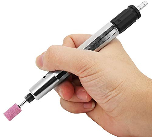 RASTKY Strumento per Smerigliatrice Ad Alta velocità con Penna per Incisione Pneumatica, 65000 Giri/min, Impugnatura Diritta
