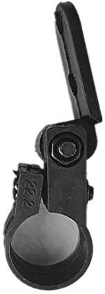 LSGGTIM Fahrrad-Ersatzteil,Rückstrahler Fahrrad Rücklichthalterung,Fahrrad Kunststoff Rücklicht Fahrrad Lenker Reflektor Reflektierende,Montage-Halter,Lenkerbefestigungsclip 22 Löcher