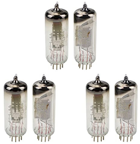 6E2 Amplificador Válvula Electrónica Pantalla Tubo EM84 Reemplazo para Mejorar Amplified Altavoz Sonido Calidad Tubo de Vacío 6 Piezas