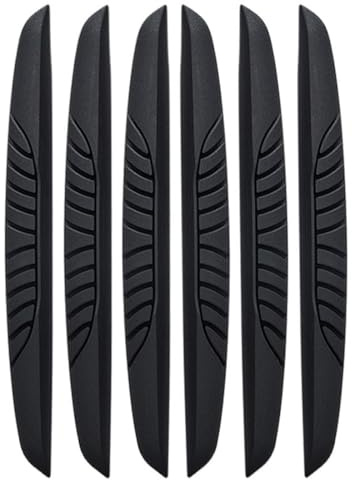 6 protections de seuil de porte voiture qualité supérieure,Voiture Bandes Anti Collision,Protection Bord Tole,Protection Bord D'automobile Rétroviseur,Anti-Collision,pour Tous Les Véhicules,Noir