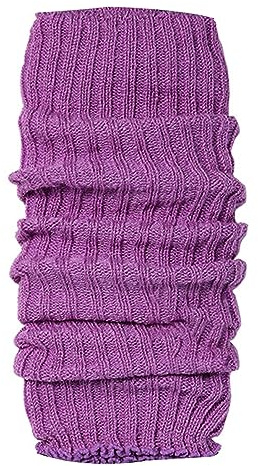 Kielsjajd Stulpen Mädchen Damen Beinwärmer Leg Warmers Damen Beinstulpen Knie Hoch Stulpen Gestrickte Leg Warmers Warme Winter Beinstulpen Frauen Warm Bequem Beinwärmer für (A-Purple, One Size)