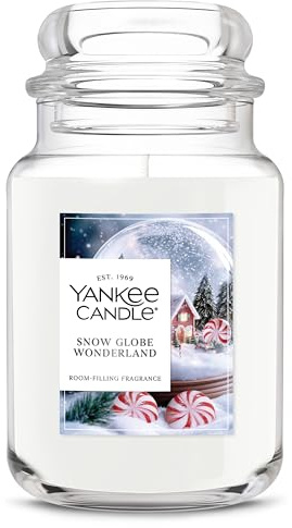 Yankee Candle Snow Globe Wonderland Scented Candle, 22oz Large Jar