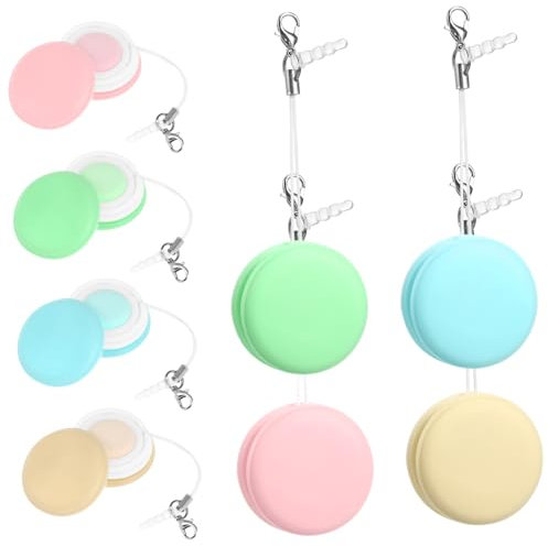 DINHEAROM 8pcs Screen Cleaning Wipe for Glasses Phone and Camera Lens Portable Wipes Kit Macaron Eyeglasses Cleaner for Daily Use