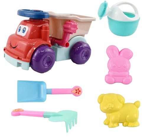 THINCAN 1 set de seau à sable - Jouet marin - Jeu d'eau - Bac à sable - Pelle - Modèle d'ingénierie - Jouet marin