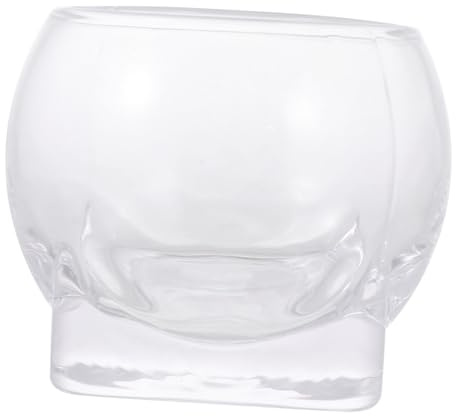 Luxshiny Tazza Di Vetro Creativa Per Dessert in Vetro Resistente Al Calore, Bicchiere Piccolo Elegante Per Gelato, Yogurt e Bevande, Adatto Per Uso Domestico e Ristoranti