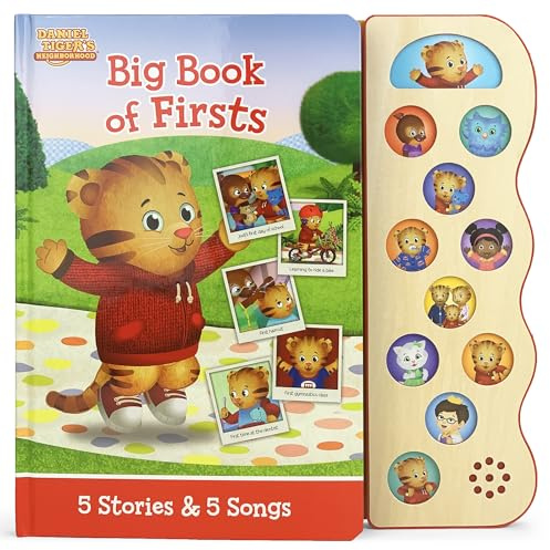 Daniel Tiger Big Book of Firsts: 5 Stories & 5 Songs (Daniel Tiger's Neighborhood Interactive Early Bird Children's Song Book with 10 Sing-Along Tunes)