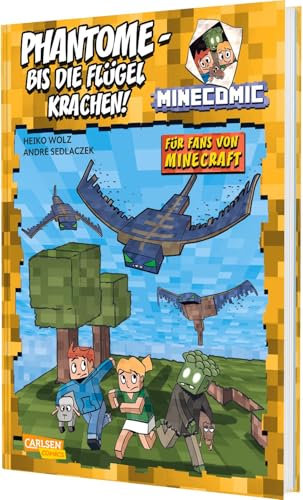 Phantome – bis die Flügel krachen! Für Fans von Minecraft: MINECOMIC 2 | Minecraft-Comic für Leseanfänger*innen ab 8 Jahren