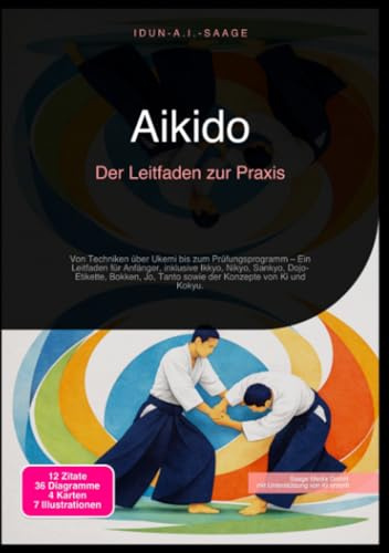 Aikido: Der Leitfaden zur Praxis: Von Techniken über Ukemi bis zum Prüfungsprogramm – Ein Leitfaden für Anfänger, inklusive Ikkyo, Nikyo, Sankyo, ... Tanto sowie der Konzepte von Ki und Kokyu.