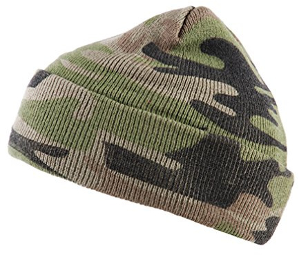 Copytec kommando mössa kamouflage Woodland US Army Winter Beanie, Kamouflage, En Storlek