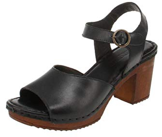 TEN POINTS 60124 Amelia BU - Damen Schuhe Sandaletten - 101-Black, Größe:37 EU