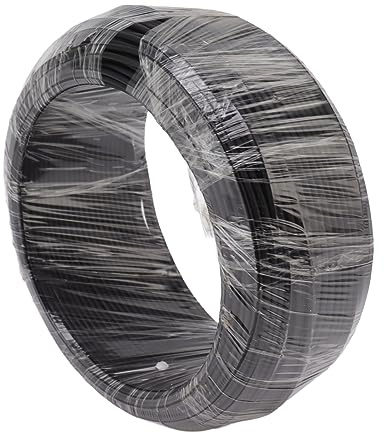 Aatraay Filo di alluminio per bonsai, 500 g, colore nero, per giardino e orticoltura (2,5 mm)