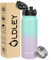 OLDLEY 600ml/20oz Edelstahl-Wasserflasche, Doppelwandige Vakuumflasche, Hält Getränke Heiß und Kalt, Auslaufsicher, BPA-frei, Metallisolierte Wasserflasche für Sport, Arbeit, Outdoor, Wandern
