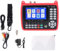 Satellitenfinder HD Digital Handheld TV Meter Messdetektor 100-240VAC mit DVB-S 2/S DVBT/T2 DVB-CH.264/MPEG4AVC H 265/HEVC (EU-Stecker)