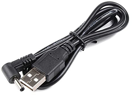 CANNXI USB Male to 3.5mm Power Adapter, 5V, Black, Male-to-Male, 3.3ft, Devices with 3.5mm Power Input