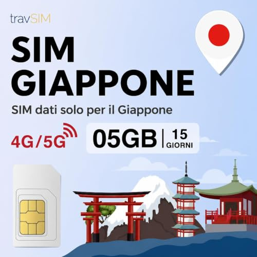 travSIM SIM-kort för Japan | 15 dagar – 5 GB SIM-data | 5G/4G höghastighetsdata | obegränsad internetåtkomst för Google, Facebook, Whatsapp, Instagram med mera