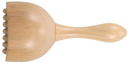 Gogogmee Ensemble de Tasses à Ventouses en Bois avec Roulettes pour Massage Manuel, Masseur Portatif Ergonomique pour Usage Domestique, et Relaxation Musculaire