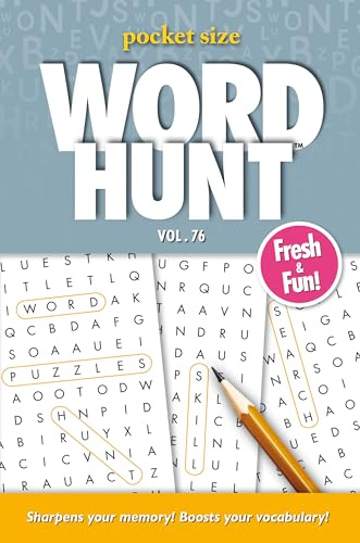 Pocket Word Search Books for Adults: 100+ Brain Games in a Portable Travel Size - Gift for Seniors Volume 4