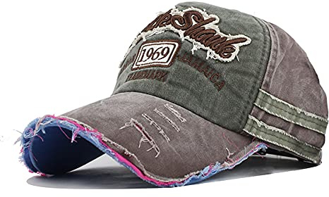 YULOONG Gorra de béisbol de algodón Vintage, Gorra de Camionero de Mezclilla Lavada a la Moda, Gorra Deportiva clásica Informal, tamaño Ajustable para Hombres y Mujeres