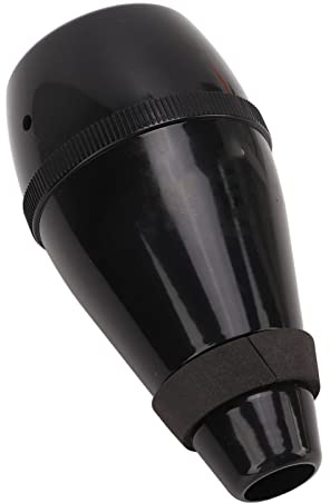 Sordina para trompeta, sordina para trompeta universal y ligera, ideal para tocar en banda (Negro)