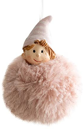 Weihnachten Engel hängende Ornamente Weihnachtsbaum Anhänger Home Weihnachtsdekoration Mädchen Geburtstag Party Decor Gesichtslose Weihnachtsdekoration (J, One Size)