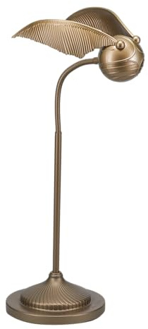 Paladone Golden Snitch Posable Desk Lamp - Officially Licensed Harry Potter Light for Bedside Table Reading, Flexible Neck, Gift for Home Office Decor