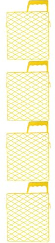 DIYEAH 4 Piezas Pantalla de Pintura Plástica para Bandeja con Rejilla para Cubo Filtro Multifuncional para Aplicaciones de Pintura Diseño Fácil de Limpiar y Reutilizable