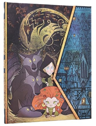 WolfWalkers (Irish Folklore Trilogy) Ultra Lined Hardcover Journal (Wrap Closure)