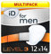 Multipack 12x iD for Men Level 3 (650ml) 14 Pack Incontinence Protection