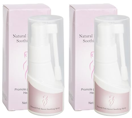 Déodorant Intime, 2 Pièces Spray Corporel Féminin 30 Ml Soulage les Démangeaisons Réduit L'inconfort Partie Privée Spray Intime