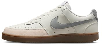 Nike Men's Court Vision Low Shoes, Sail/Light Smoke Grey-Light Orewood Brown-White, 13