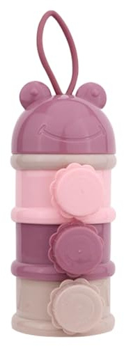Conteneur de voyage en poudre, distributeur de formule pour bébé voyage, distributeur d'alimentation, boîte de support de formule à 3 couches | Fournitures pour bébés, distributeur de lait sans d