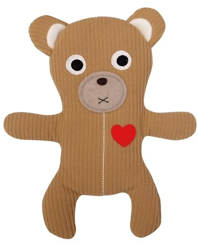 GAMAGO Teddy Bear Heating Pad & Pillow Huggable - Microwavable Heat Pad for Cramps, Aches & Anxiety Relief - This Adorably Cute Heat Pack is Stuffed with Eco-Friendly Buckwheat & Dried Lavender - 12