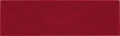 PP Verglasungsklötze Unterlegplättchen 100 x 30mm (3mm / 50 Stück/rot)