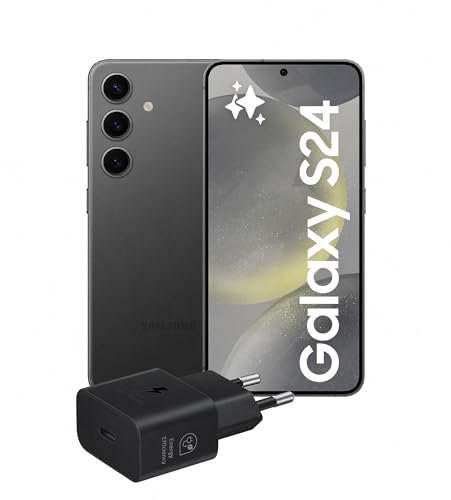 Samsung Galaxy S24 Smartphone AI, Caricatore incluso, Display 6.2'' FHD+ Dynamic AMOLED 2X, Fotocamera 50MP, RAM 8GB, 256GB, 4.000 mAh, Onyx Black [Versione italiana]