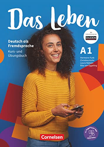 Das Leben A1 - Libro De curso y Ejercicios: Kurs- und Ubungsbuch A1 inkl. Audios, Videos, Texten und Ubunge