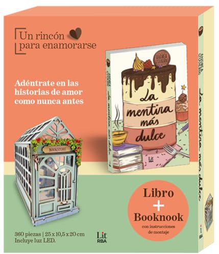 Un rincón para enamorarse: Kit Book nook librería + La mentira más dulce (Lit - New Adult)