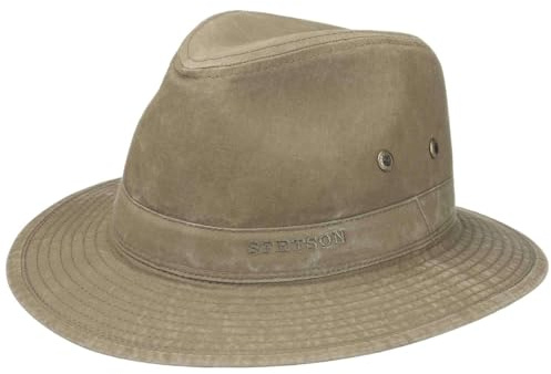 Stetson Sombrero Organic Cotton Hombre Tela Algodón Orgánico Viaje Protección UV 40+ Sostenible Primavera Verano