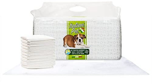 Italian Pet - Traverse per Animali Super Assorbenti - Tappetini Igienici per Cani e Gatti Multiuso, Neutralizzano Gli Odori - Dimensioni 60x60 cm - 30 Pezzi