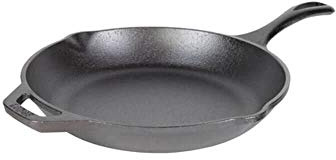Lodge Chef Collection 10 Inch Pre-Seasoned Cast Iron Skillet, Perfect Sear