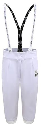 WRYsqbhjyb Pantaloni da Scherma per Adulti e Bambini 350N, Tuta da Scherma, Allenamento Quotidiano per Schermidori, Abbigliamento per Fioretto/Spada/sciabola, Mano Destra(44#)
