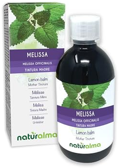 Melisa o Toronjil (Melissa officinalis) hojas Tintura Madre sin alcohol Naturalma - Extracto líquido gotas 500 ml - Complemento alimenticio - Vegano