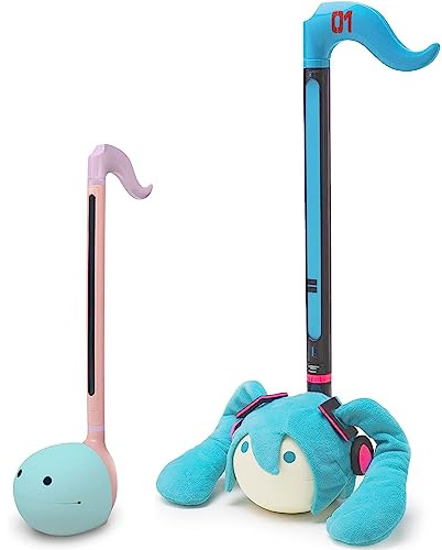 Otamatone Unicorn + Miku Electronic Musical Instrument Portable Synthesizer Collector's Set Deluxe + Regular 2 Pc Set