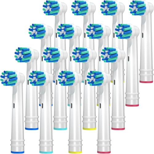 REDTRON Cross Action Testine Spazzolino Elettrico per Oral B, Ricambi Testine di Ricambio per Oral B, Testine per Spazzolini adatte alla serie Professional Care Vitality Pro Smart Genius