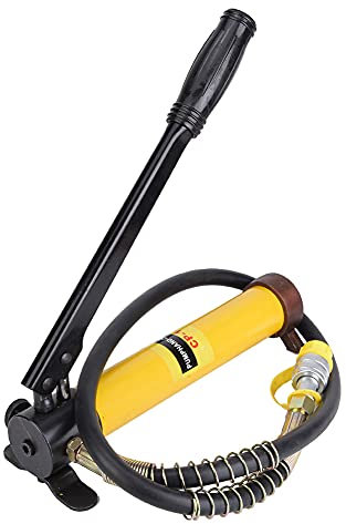 Pompa Idraulica Manuale con Maniglia in Acciaio Ultrasottile, Ideale per Riparazioni Auto e Lavori di Costruzione, Separato per Facile Spostamento e Utilizzo