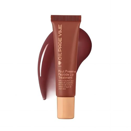 Pout Preserve Peptide Lip Treatment - Hydrating Lip Balm and Summer Lip Gloss (Cocoa Crème)
