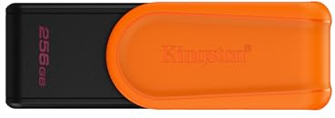 Kingston DataTraveler Exodia S USB-minne – 256 GB – USB 3.2 Gen 1 – USB typ A – svart/orange – DTXS/256 GB