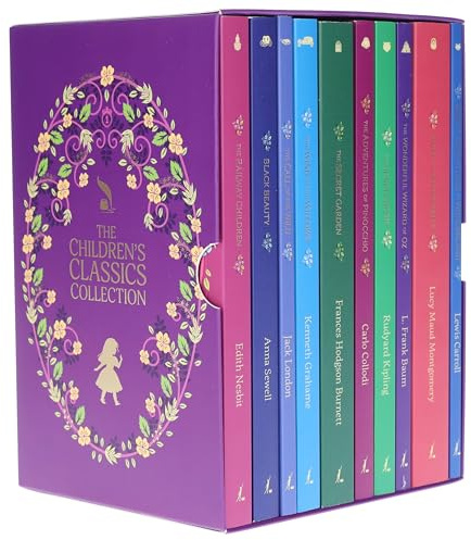 The Complete Children's Classics Collection 10 Book Set - Alice's Adventures in Wonderland, Wonderful Wizard of Oz, Secret Garden, Jungle Book, Railway Children and more