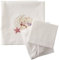Interbaby 04179-12 Bettwäsche wiege - 100% Baumwolle - Modell: Liebender Bär, Weiss und rosa, rosa, 0.7 kg